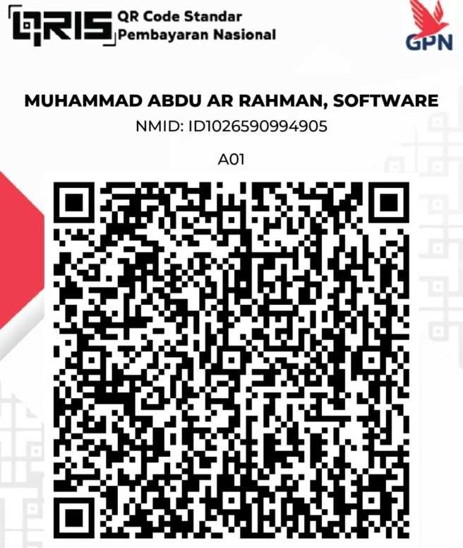 QRIS Muhammad Abdu Ar Rahman
